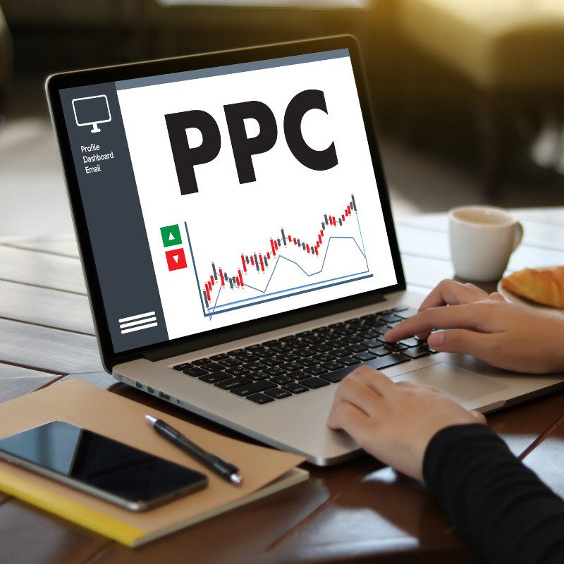 PPC ads illustration representing pay-per-click advertising and digital marketing campaigns